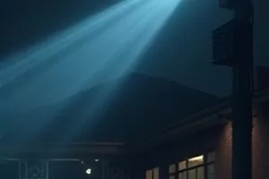 《静默的河》封面，晨雾中的河面与木桥