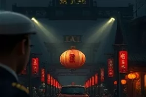 《山海邮局》封面，盘山公路尽头的绿色邮局